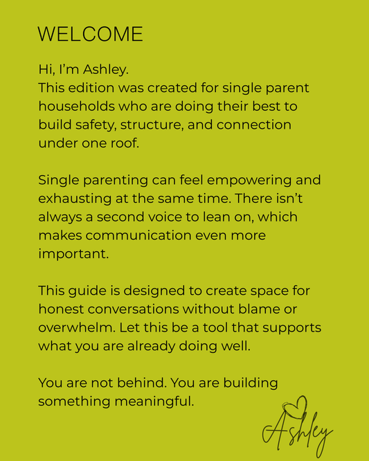 Blended Bond: Just Us Single Parent Conversational Pack Digital Edition