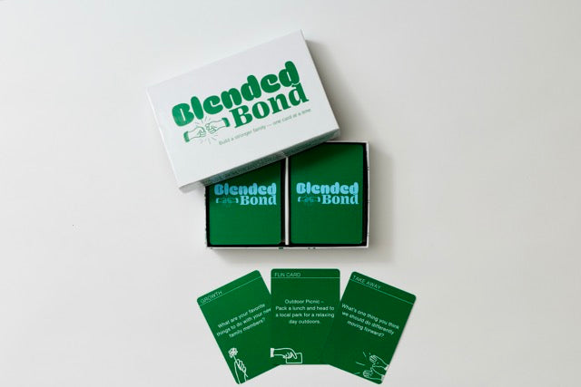 BLENDED BOND: Guided Family Conversation Tool for Coparents, Blended Families and Single parents